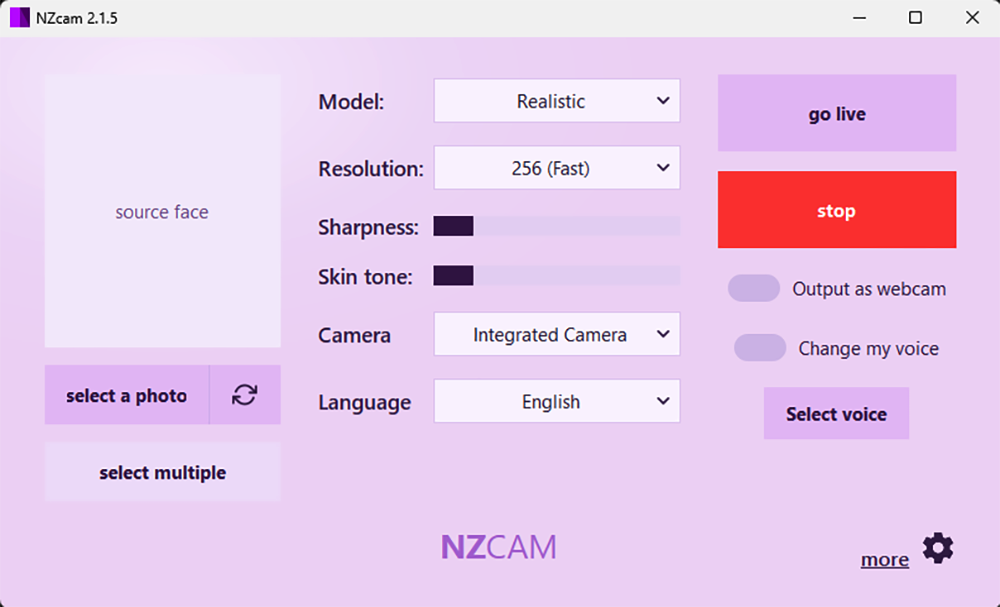NZcam Interface